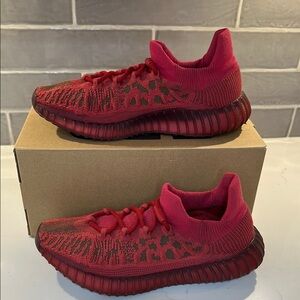 Adidas YZY 350V2 Compact  in Slate Red size 10